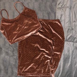 Crop Top and Bodycon Skirt